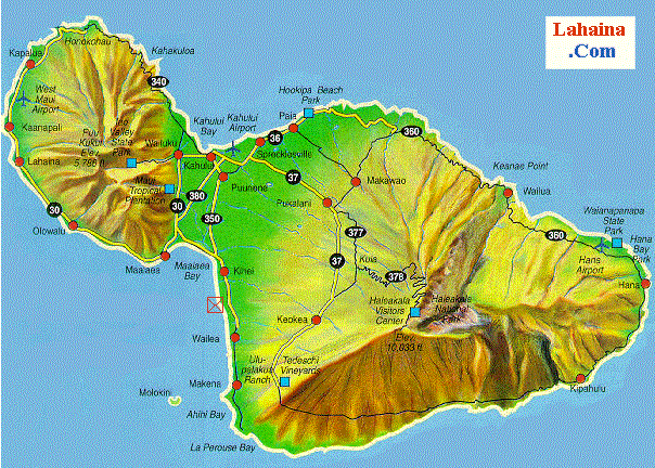 Maui Map - Please wait loading map.....